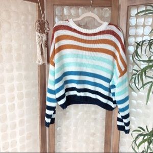 STRIPED SWEATER🌈